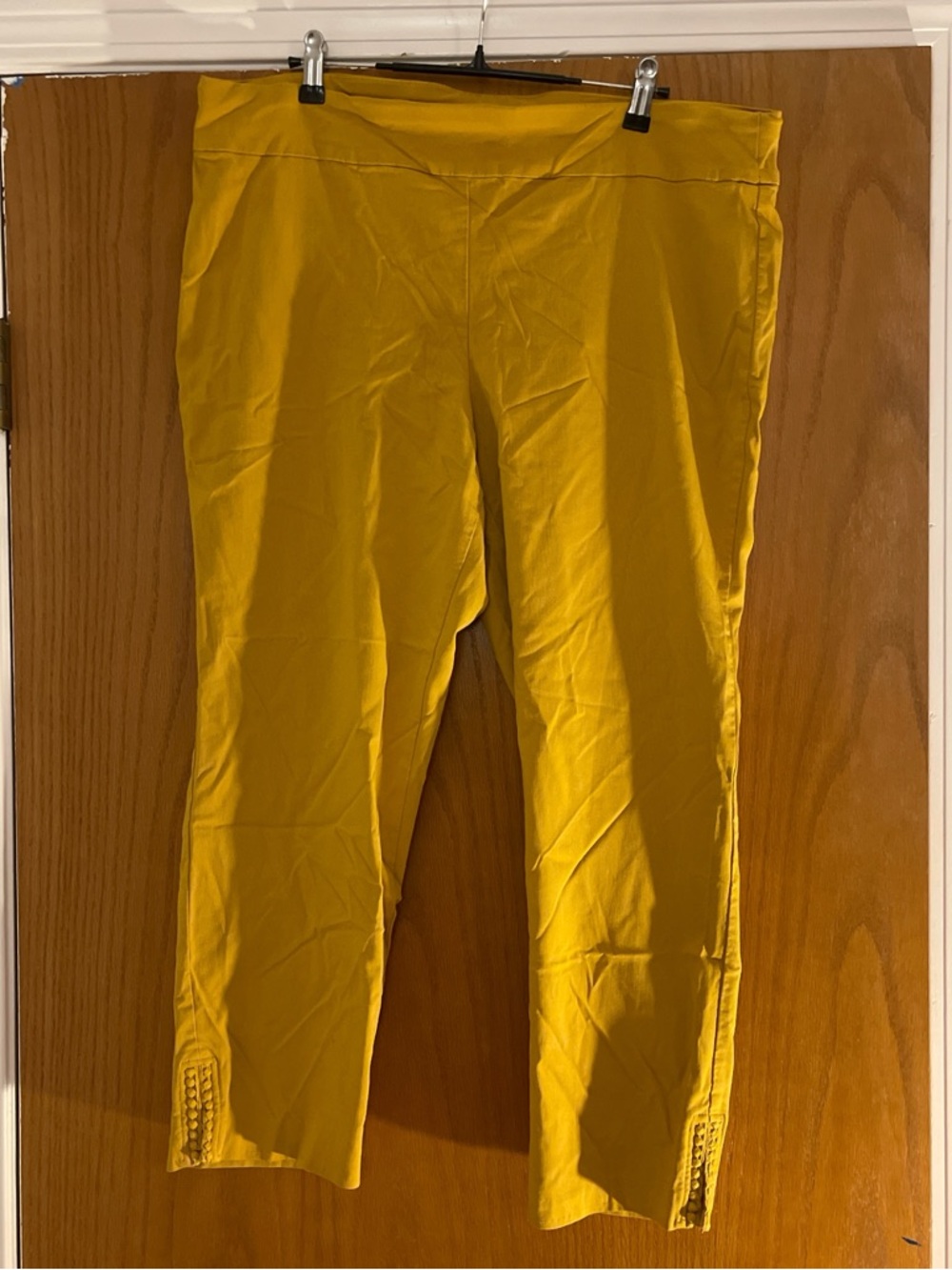 Van Heusen Mustard Yellow Stretch Pants